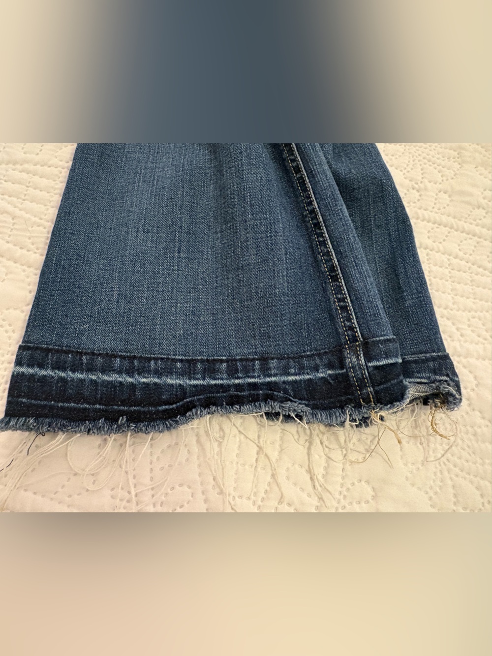 Joe’s Jeans The Markie Flare Miyu Japanese Denim Size 28 High Rise Raw Hem Y2K - Picture 11 of 14